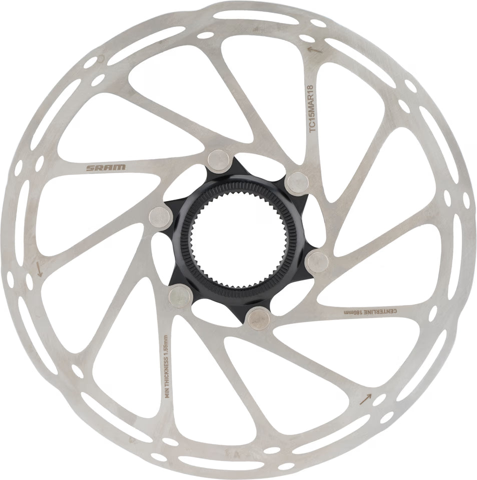 SRAM Centerline bromsskiva 160mm centerlock rounded